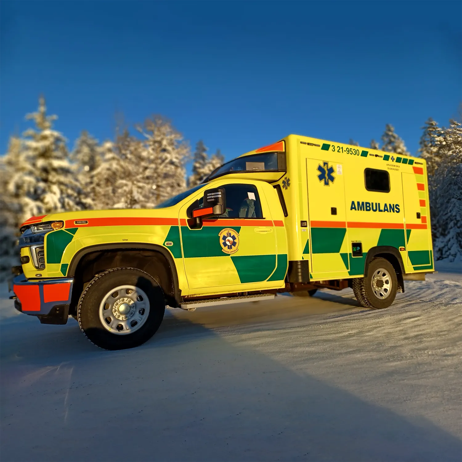 Sidan av Chevrolet Ambulans 909